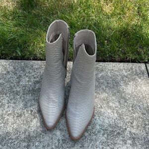 Matisse Caty Ivory Snake Bootie